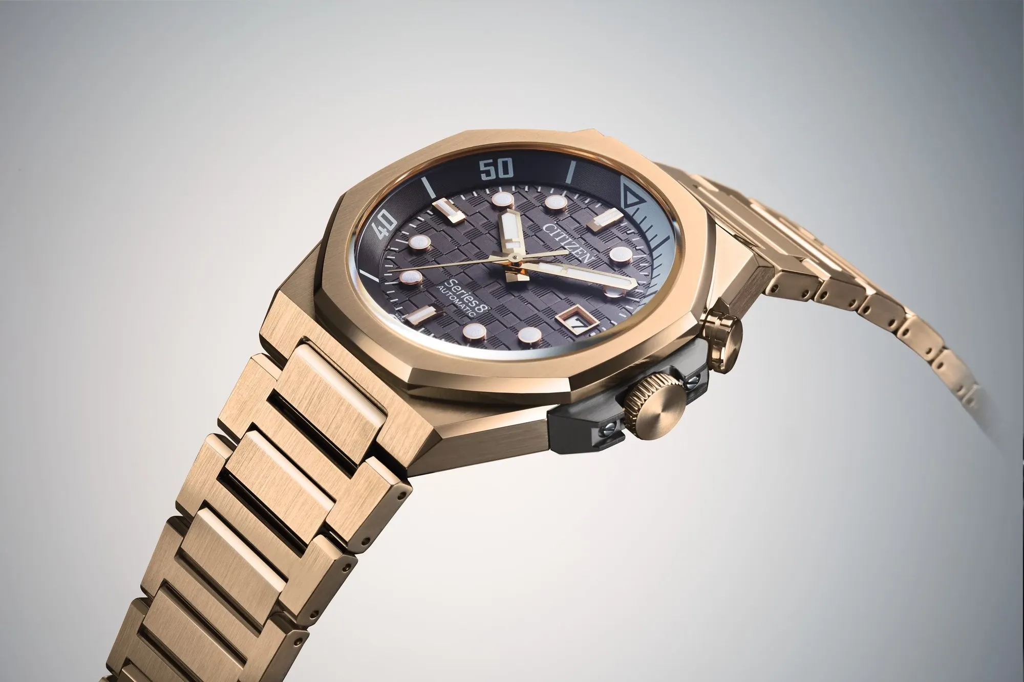 Series8 890 Grey Dial Stainless Steel Bracelet NB6069-53H | CITIZEN